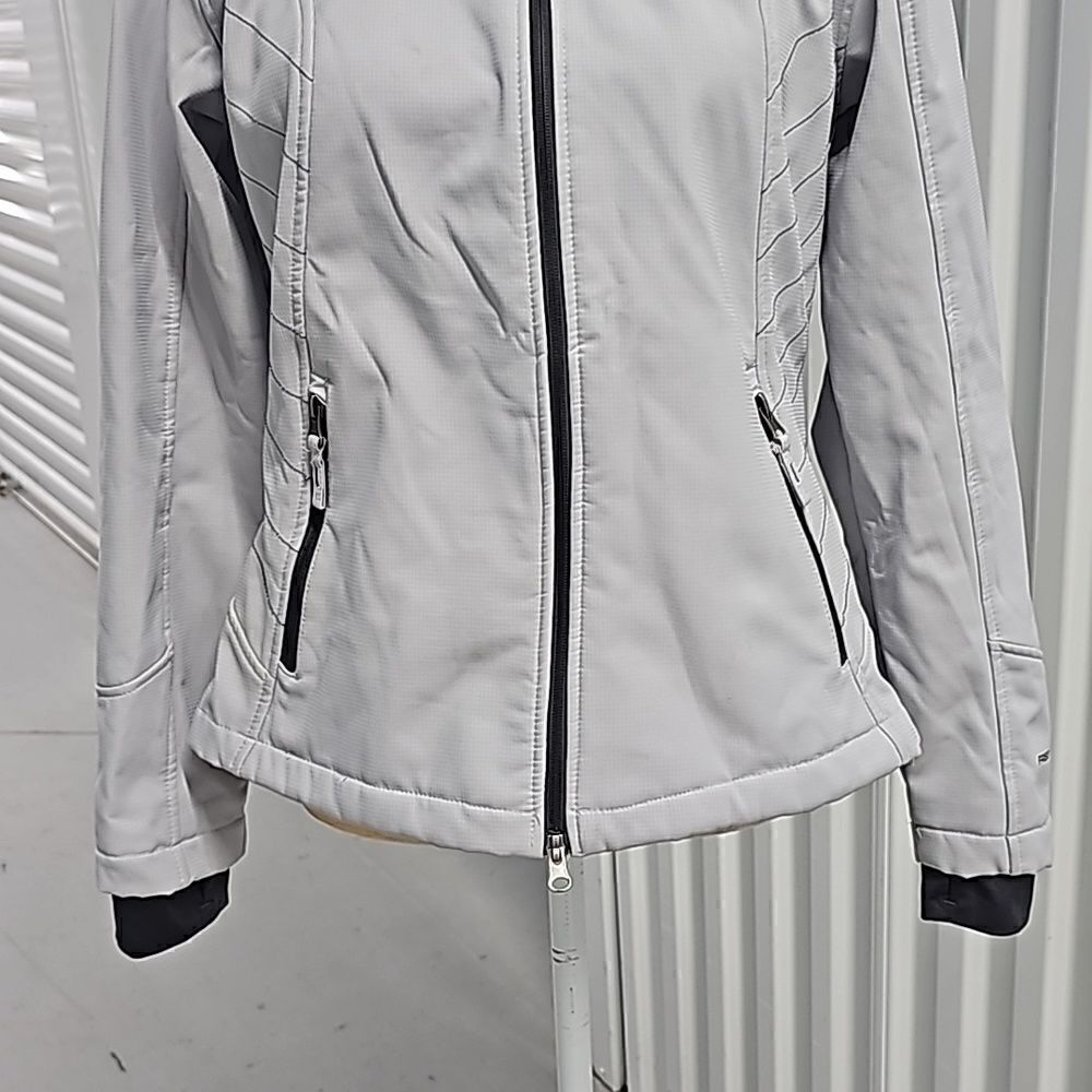 Free Country Aeris II Super Softshell Jacket, Gray, Size Medium - Picture 8 of 15